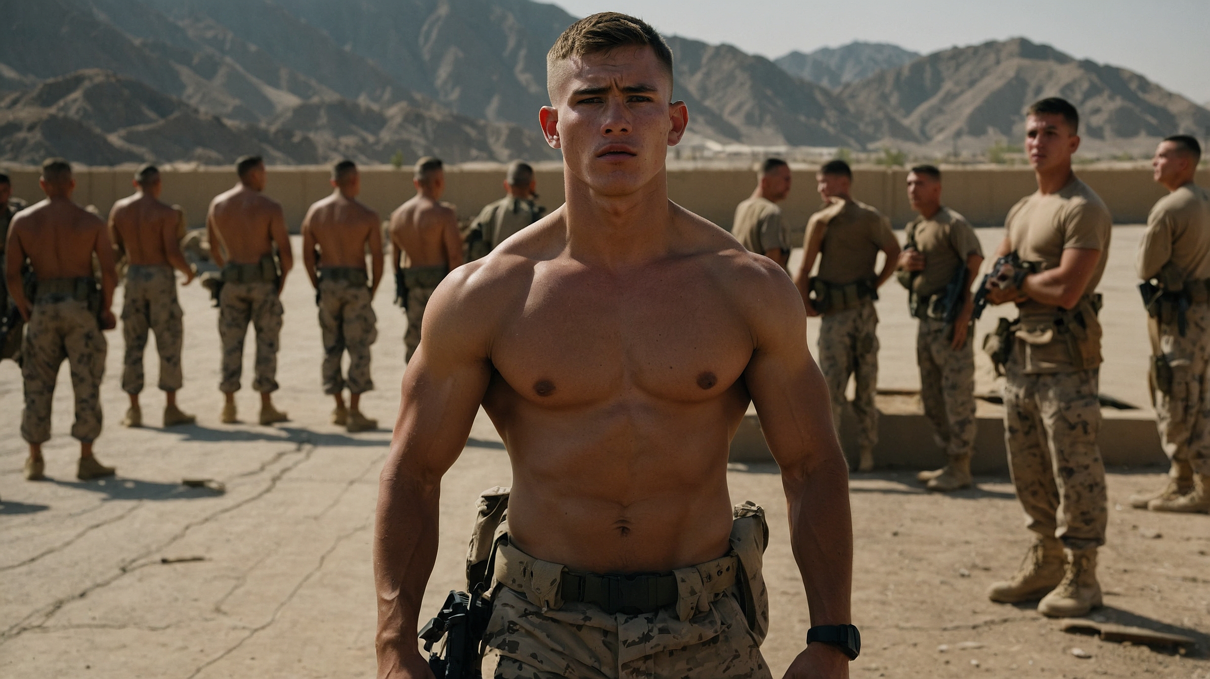 Marines cam performers